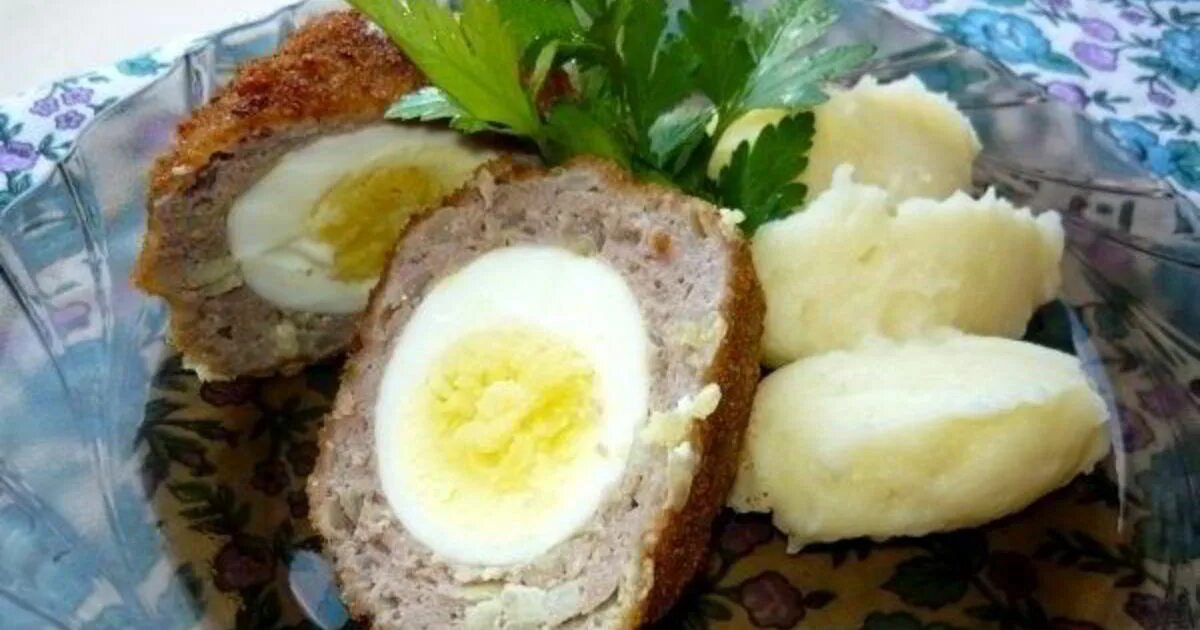 Зразы с целым яйцом. Зразы с целым яйцом