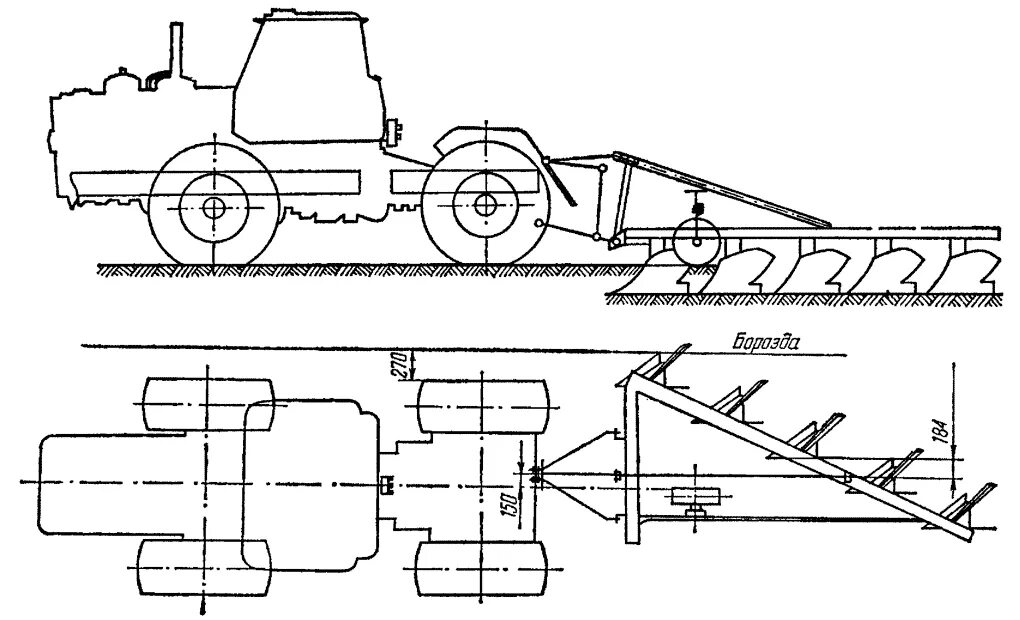 Устройство 3 35. Схема агрегатирования трактора т-150к с плугом ПЛН-5-35. Схема агрегатирования трактора т-150к с плугом ПЛП 6-35. Схема трактора т 150. Т-150к с плугом ПЛН 5-35.
