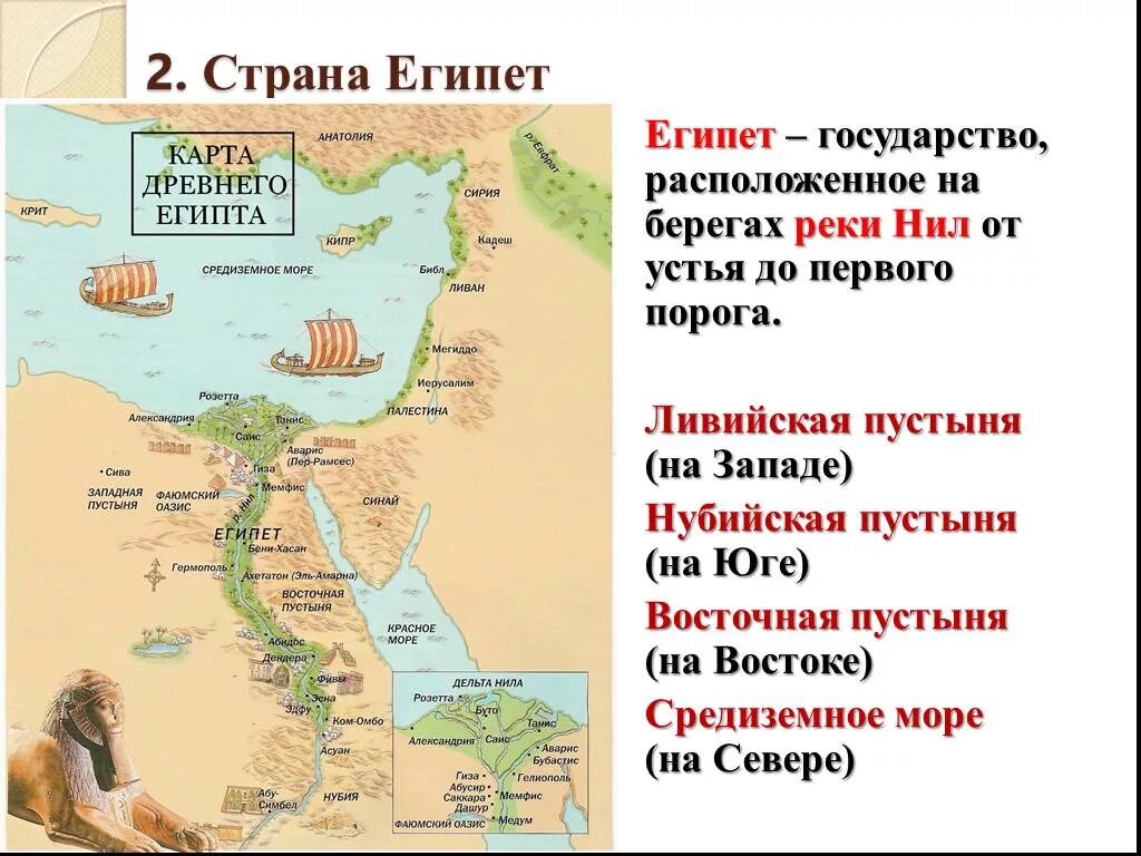 Карта государства египет. Древний Египет первое государство.