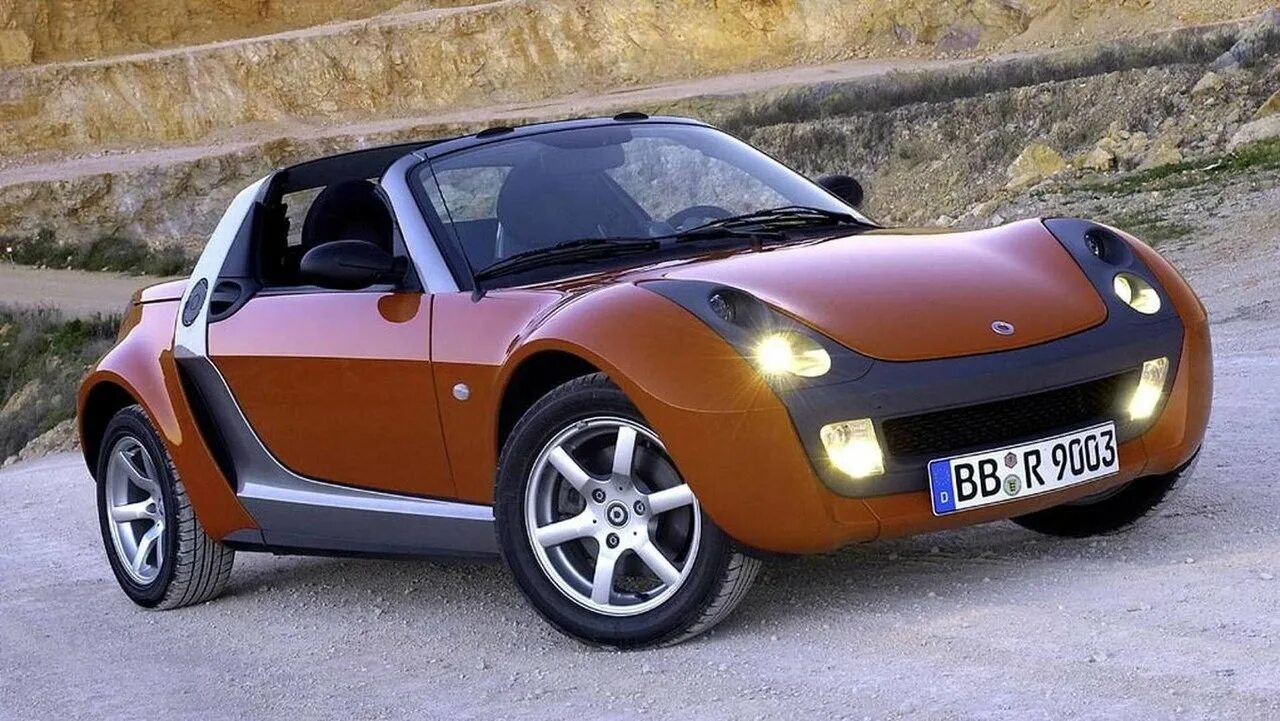 Автомобиль смарт родстер. Smart Roadster 2003. Смарт родстер 2. Nissan Smart Roadster. Двухместное авто