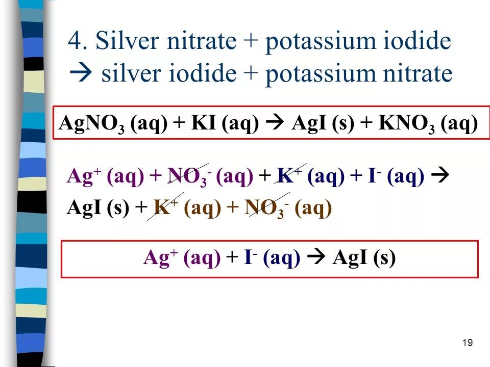 Молекулярное уравнение реакции nacl agno3. Молекулярное уравнение реакции nacl agno3