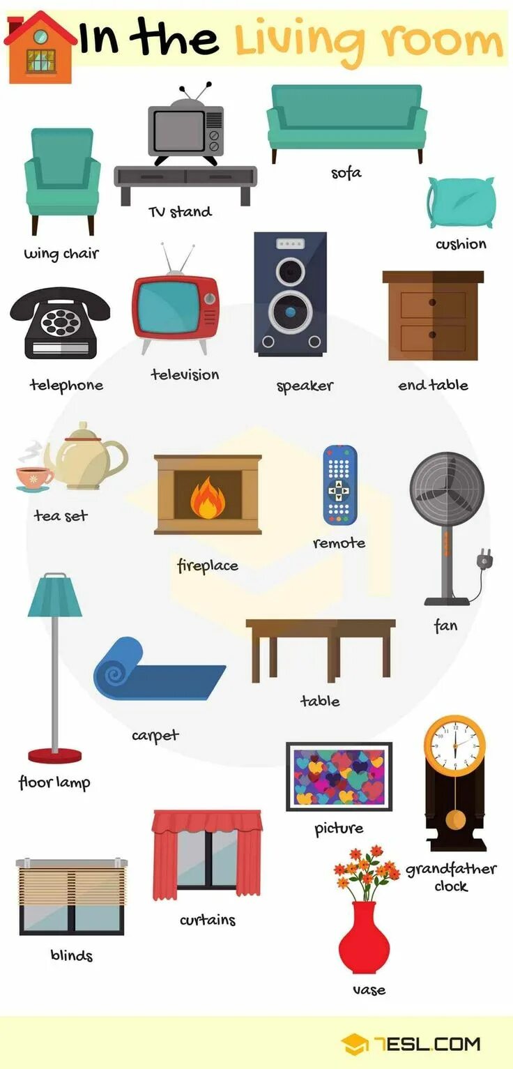 Living items. Мебель на английском для детей. Мебель Vocabulary. Предметы мебели на английском языке. Мебель Vocabulary for Kids.