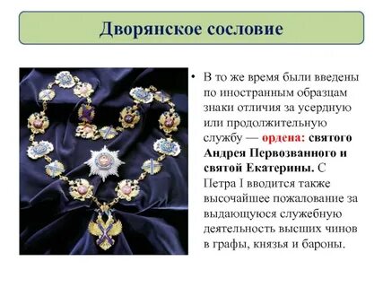 Положение дворян в петровскую эпоху