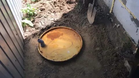 Яма из бочек