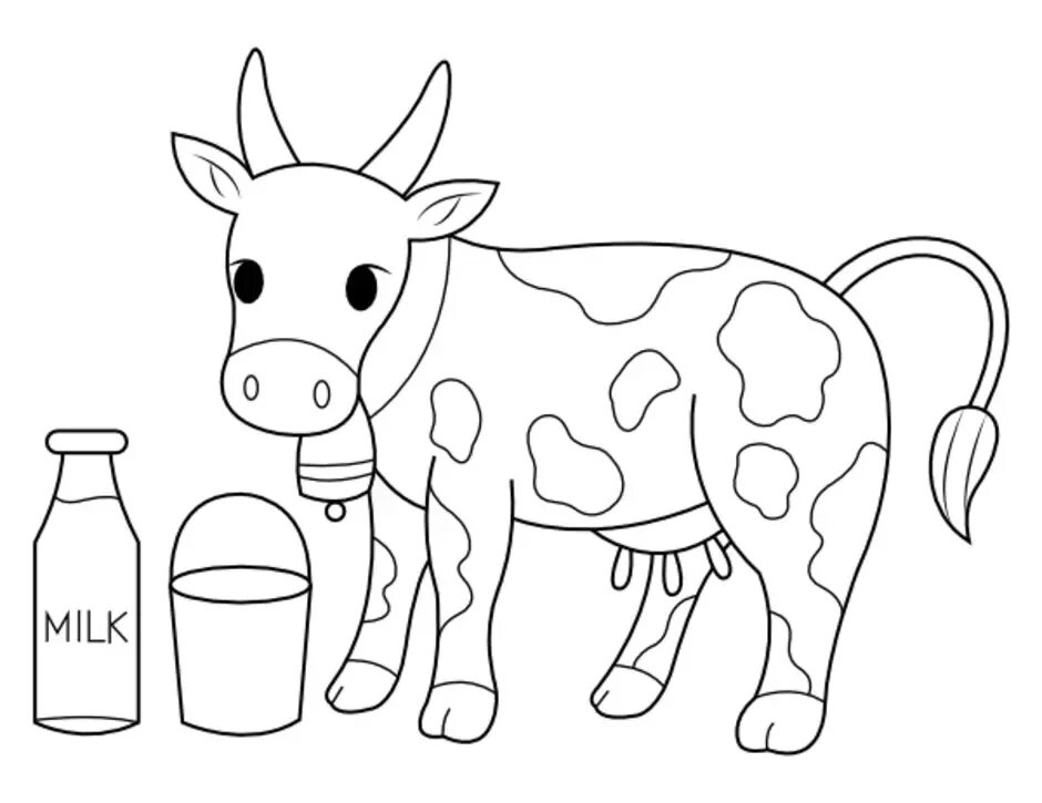 Раскраски для детей 3 года коровы. Раскраска корова. Раскраска корова с молоком. Молоко раскраска для детей. Корова раскраска для малышей.