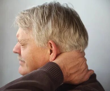 His neck