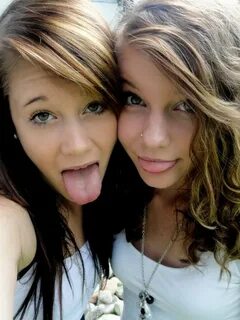My sisters licking