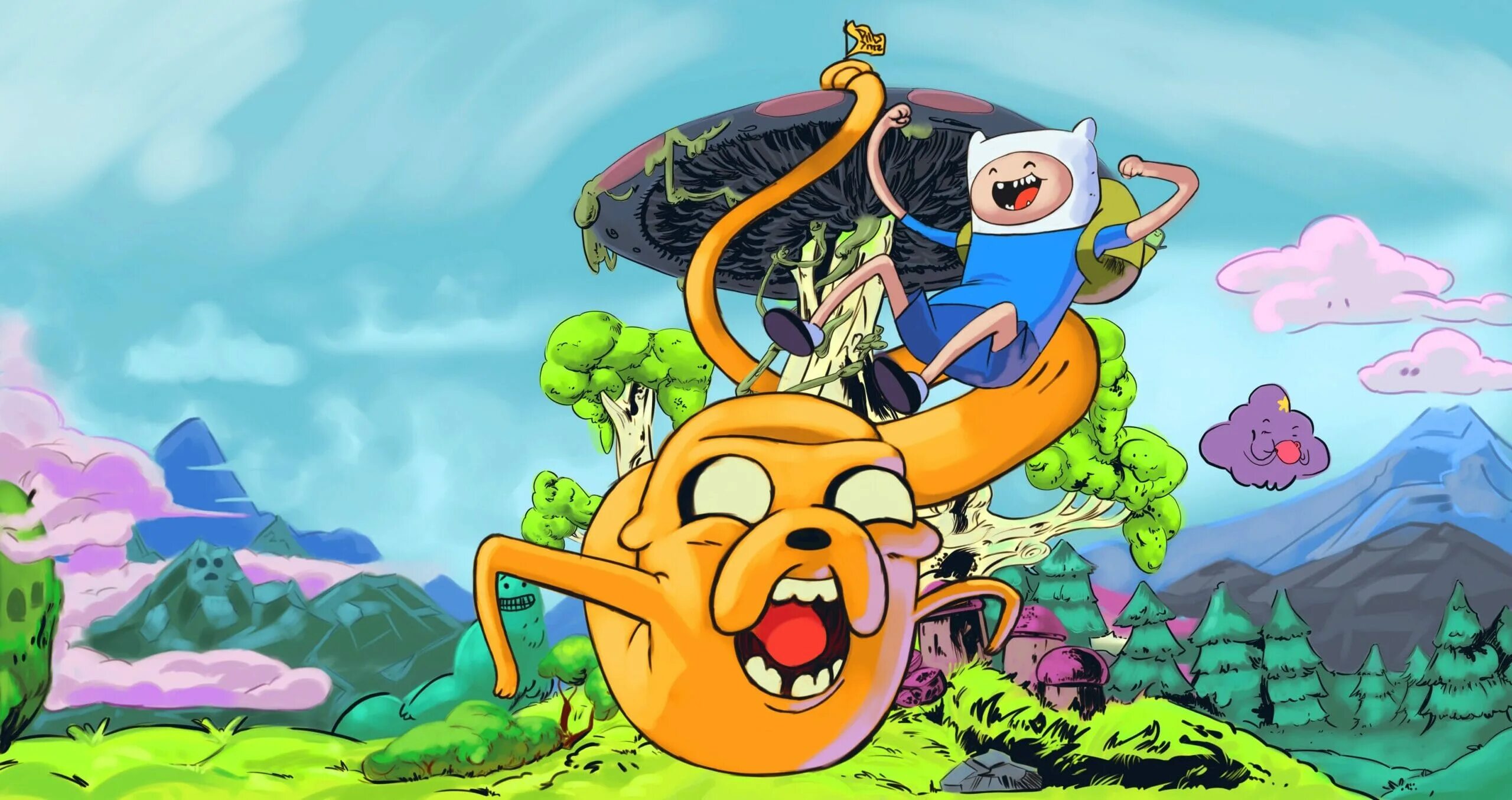 Finn and Jake. Обои адвенчер тайм. Фин и Джейк фон. Обои Adventure time 1920х1080.