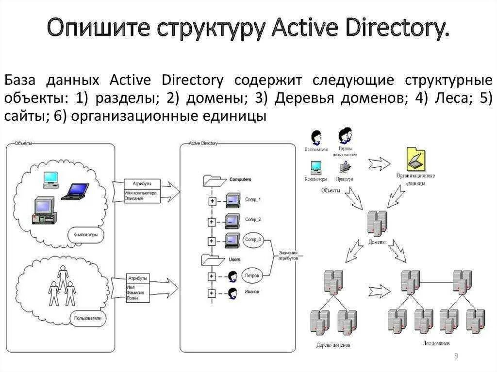 Каталог доменов. Структура ad Active Directory. Доменная структура Active Directory. Структура каталога Active Directory. Служба каталогов Active Directory.