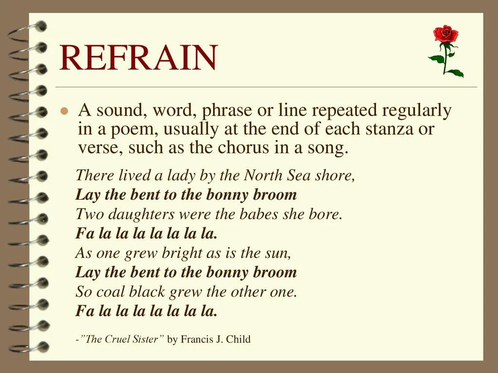 12 word phrase. Refrain. End poem. Refrain перевод. Refrain пример.