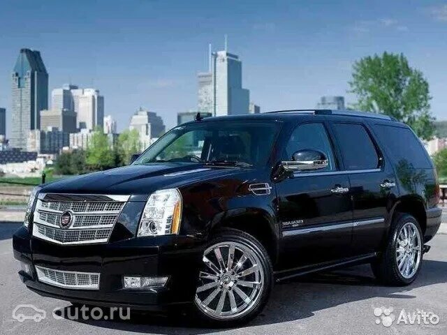 Плакат, постер на холсте Cadillac Escalade/Кадиллак/авто/автомобиль/машина. Разм