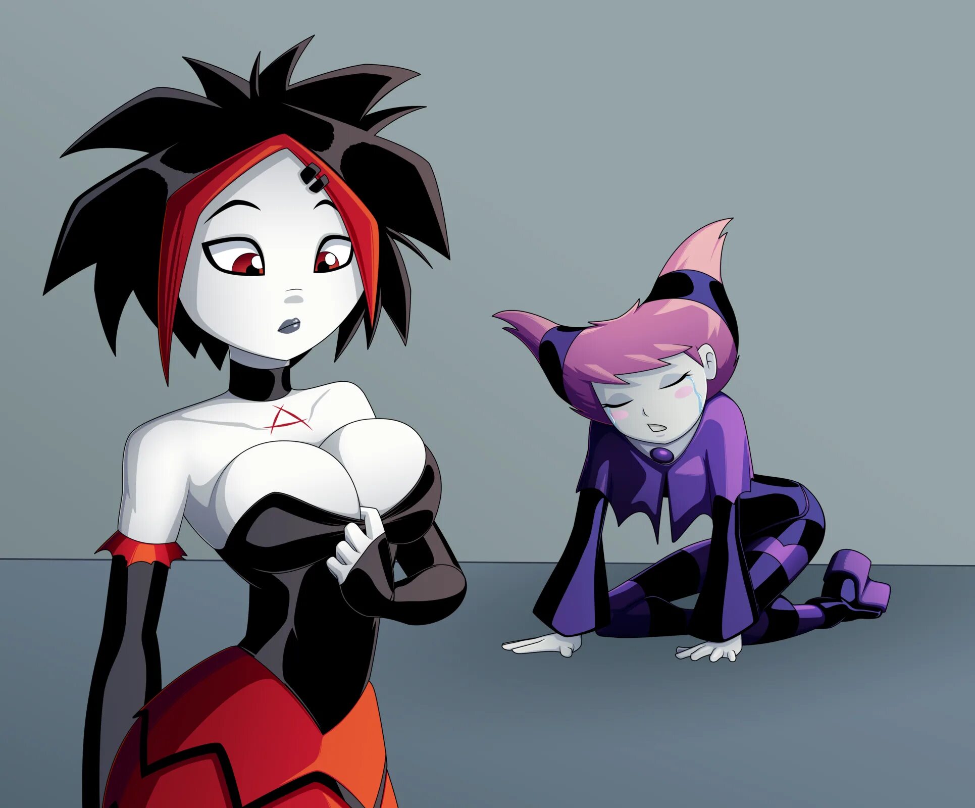 Raven leader rule 34. Рейвен ravenravenraven. Рейвен и Джинкс. Jinx teen Titans. Титаны Джинкс Рейвен r34.