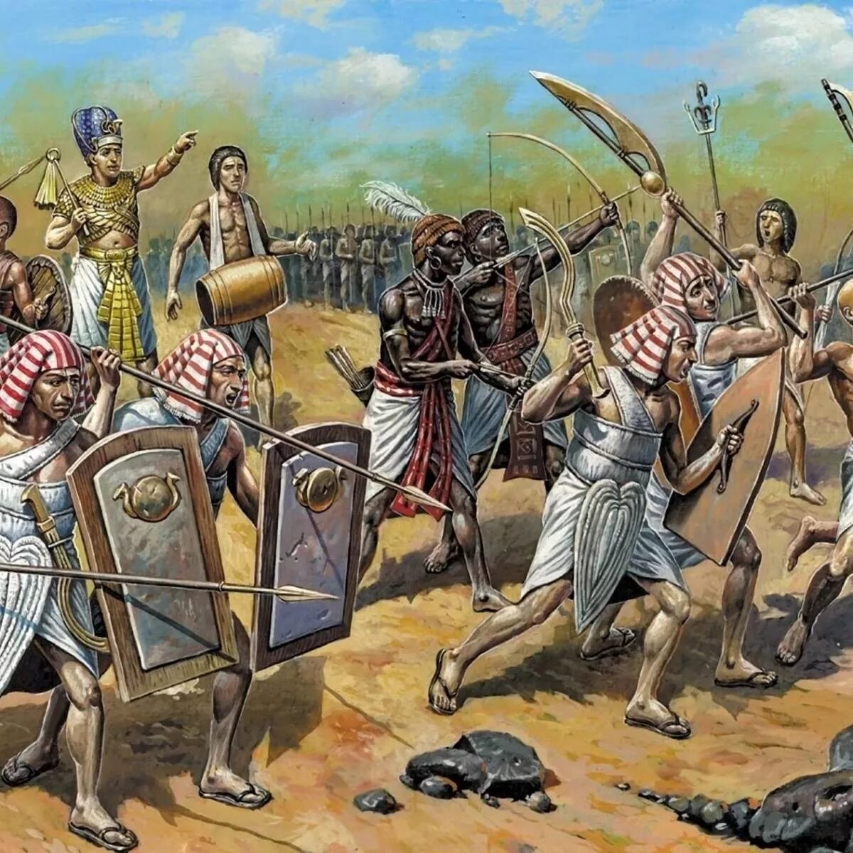 Вв до н э. Армия древнего Египет древности. Тутмос 3 Мегиддо. Битва при Мегиддо 1457 до н э. Пехота армии древнего Египта.