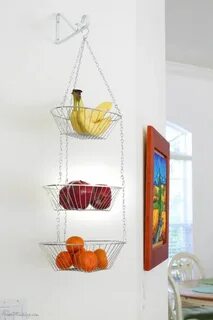 Подвесные корзины для кухни
