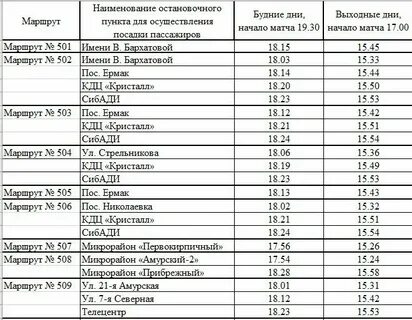 Расписание 33 автобуса омск на сегодня