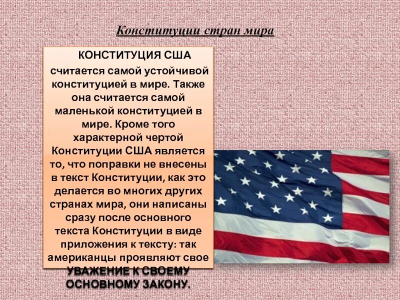 Конституция США. Конституции стран. Конституция США является. К конституционным странам относятся