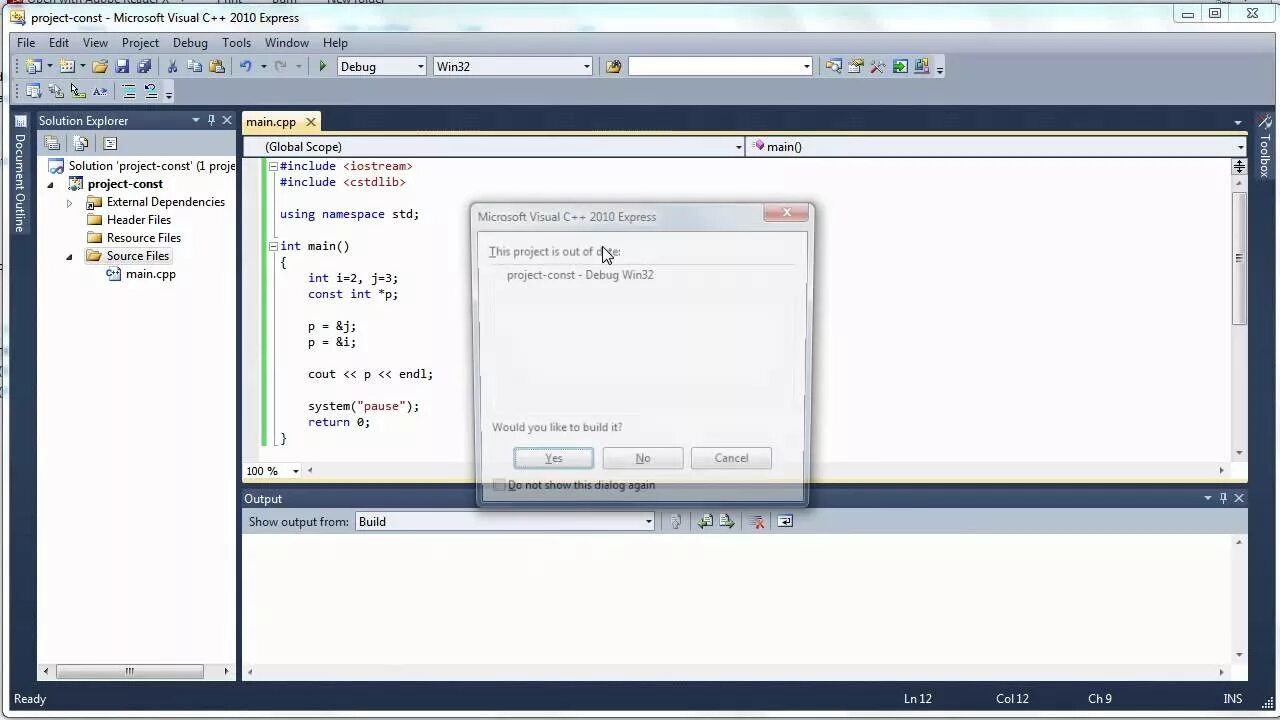 Cpp const. Среда разработки c++ Visual Studio. C++ Builder Visual Studio. Microsoft Visual c++ 2010. Компоненты в Visual Studio c++.