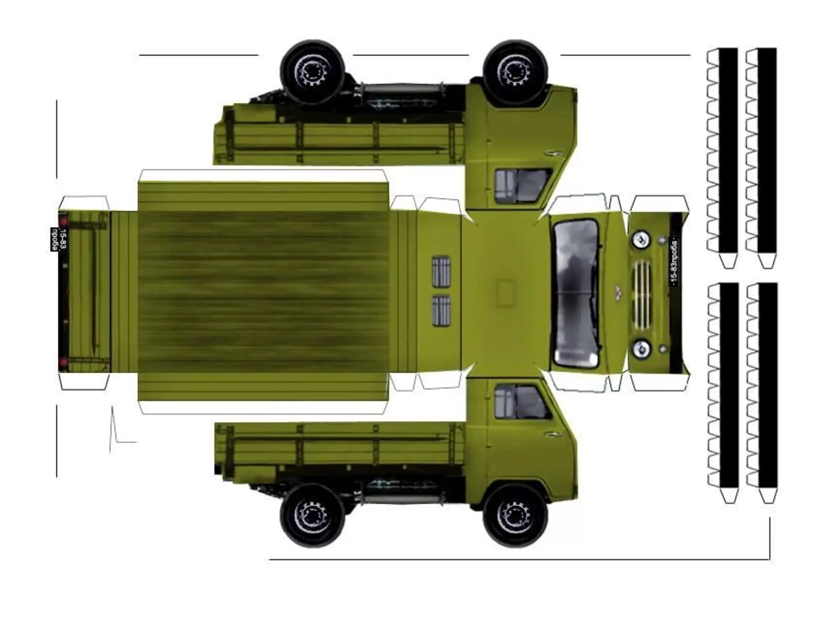Распечатать модель для склеивания. Развертку УАЗ 452. УАЗ-469 paper model. Машины из бумаги УАЗ 39094 развертка. Развертки УАЗ Буханка грузовой.