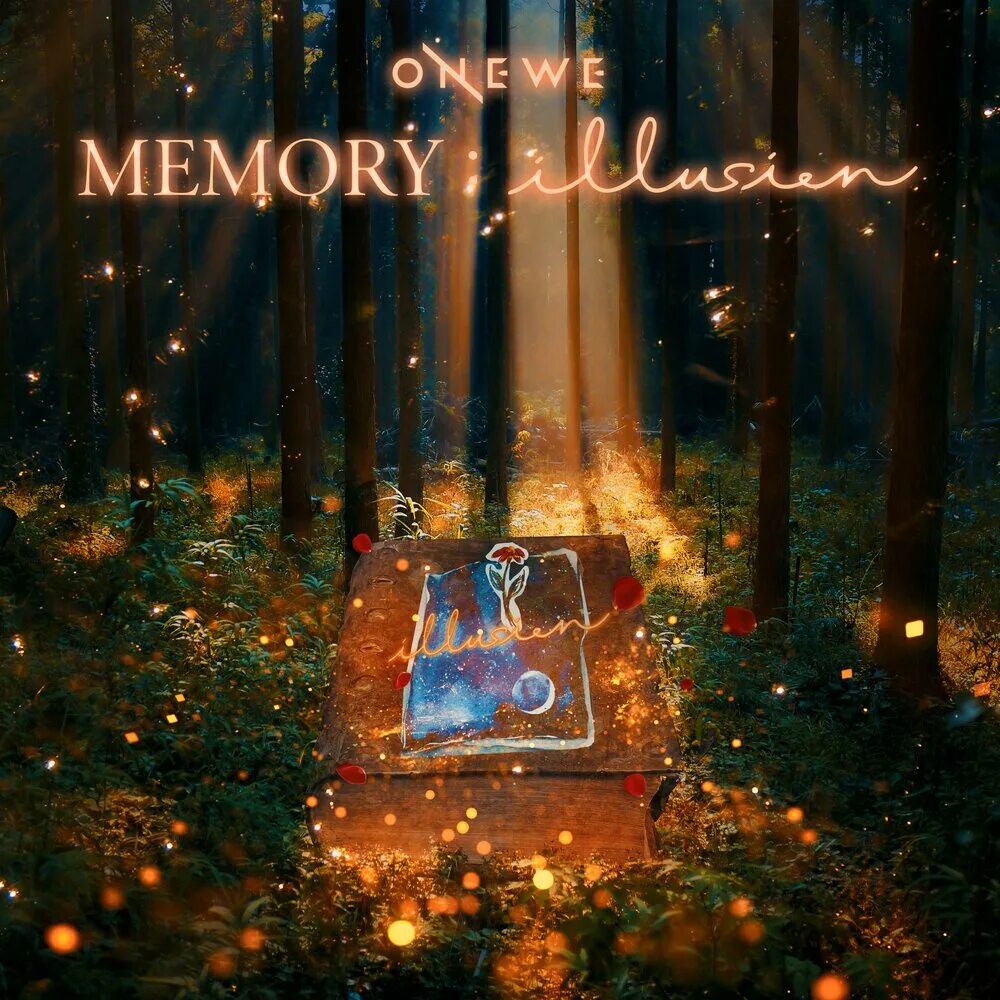 In memory. Onewe memory illusion. onewe memory illusion album. onewe book. обложка альбома мемори картинка.