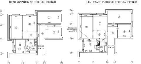 На рисунке план квартиры в многоэтажном кирпичном