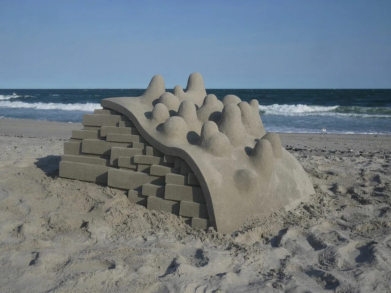 Make a sandcastle