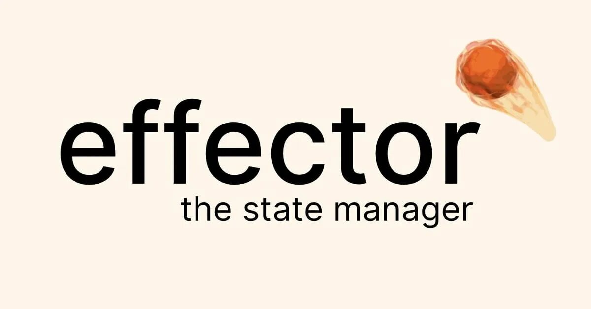 Effector. Effector js. Effector React. Effector logo. State manager