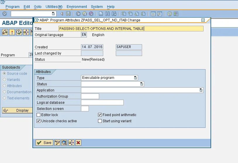 Модальное диалоговое окно ABAP. Attribute Programming. SAP ABAP selection Screen Plus button for New line. Select options in maintaining view Cluster ABAP. Select attributes