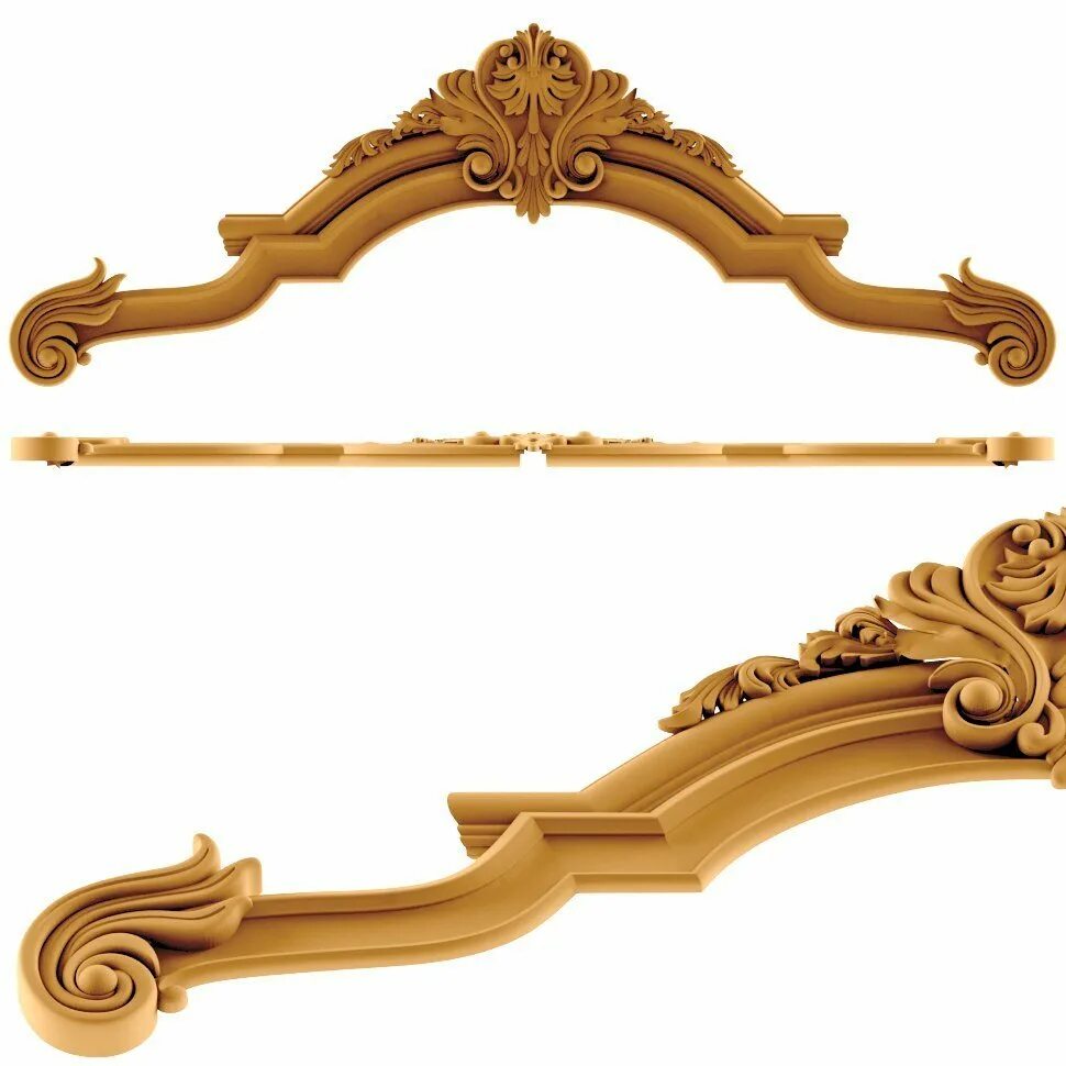 3d stl files. Stl файл. карниз ornament arc. stl висит. 3d stl files free.