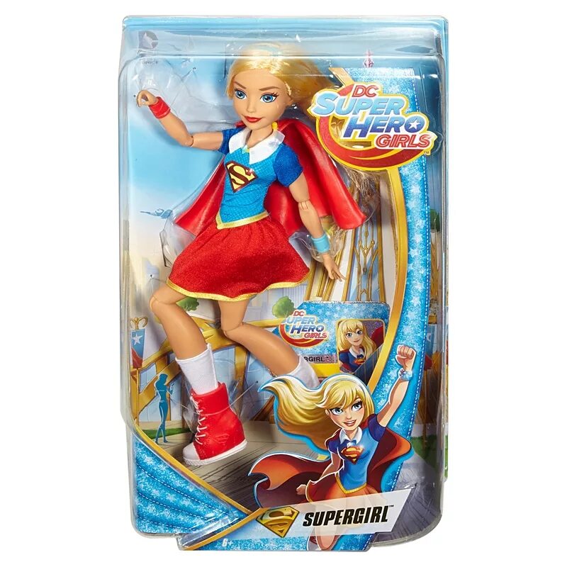 DC super Hero girls Супергерл кукла. Супер Хиро герлз кукла супер герл. Кукла Mattel DC Superhero girls Supergirl, 30 см, dlt63. Супер Хиро герлз куклы в коробке. Super doll