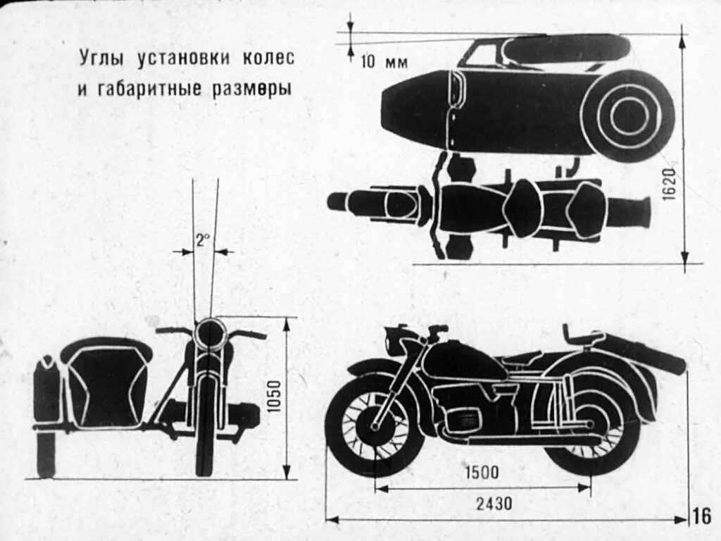 Габариты мотоцикла Урал с люлькой. Габариты мотоцикла Урал с коляской ширина. Мотоцикл Урал м 72 габариты. Габариты люльки Урал.