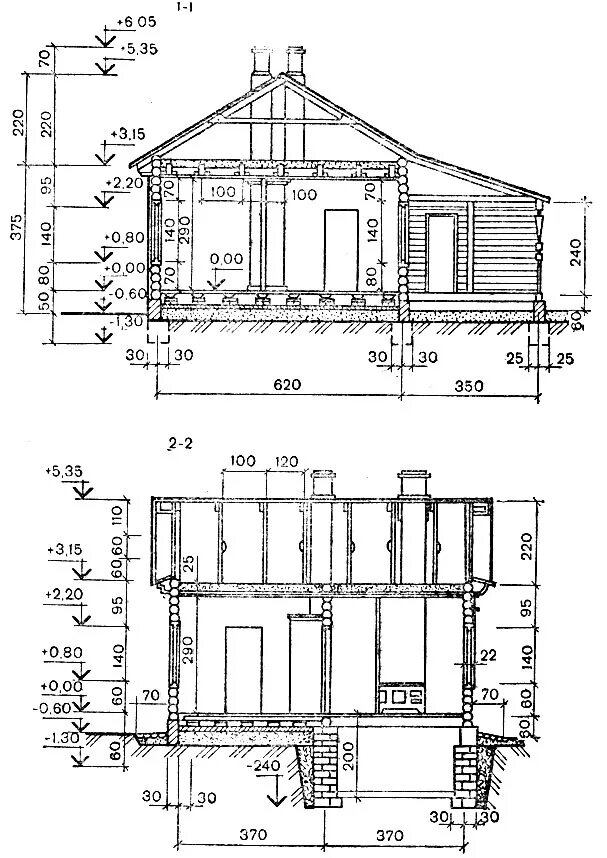 Размер старых домов. Сельский дом чертеж. Разрез деревянного здания. Разрез деревянного дома. Чертежи старых домов.