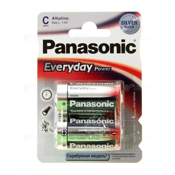 Power c. Батарейка lr1 1.5в panasonic. lr14 panasonic. батарейка щелочная panasonic lr14 (c) everyday power (standard) 1.5в бл/2. батарейка lr14 &quot;everyday&quot;.