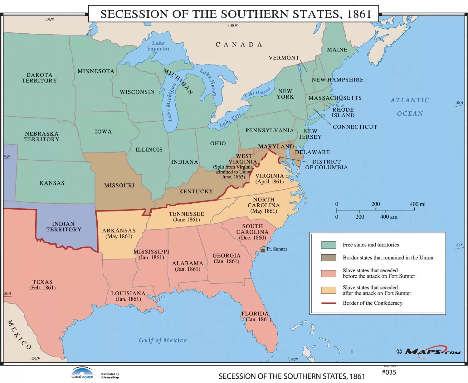 Карта США 1861. Сецессия в США. Сецессия карта. Карта Северной Америки 1861.