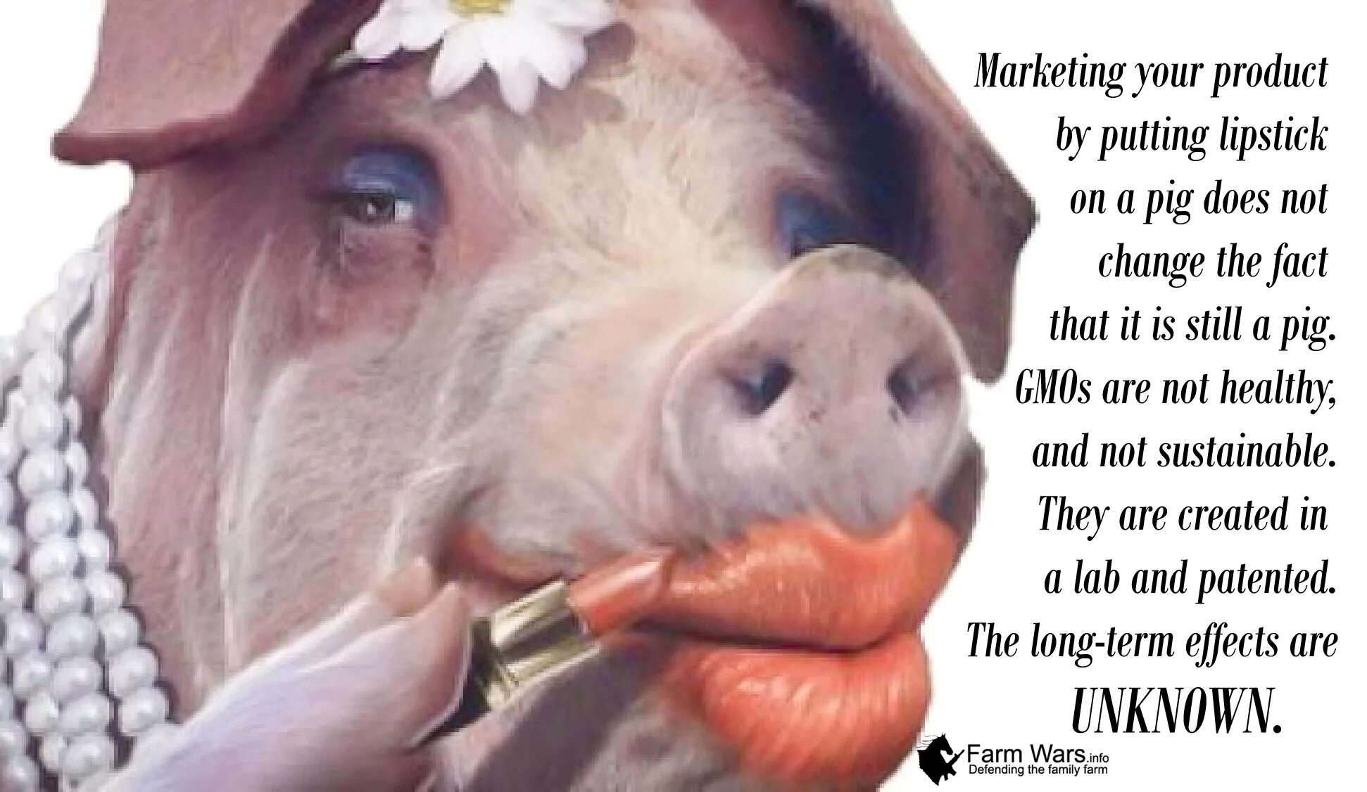 свинья с сигаретой