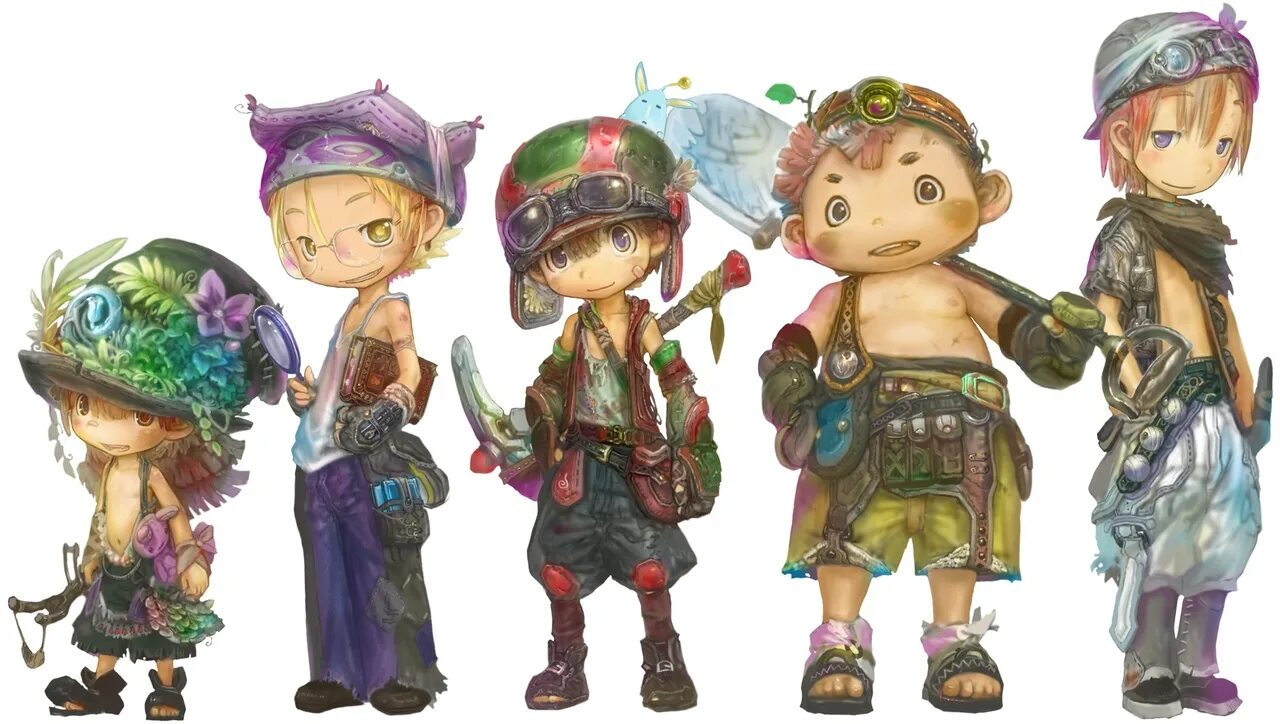 Adventure zero. Elebits: the Adventures of Kai and Zero. Созданный в бездне рост персонажей. Made in Abyss рост персонажей. Персонажи из созданные в бездне.