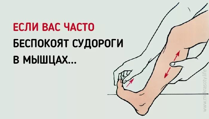 Помощь при судорогах в ногах. Помощь при судорогах в ногах