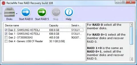 Raid recovery