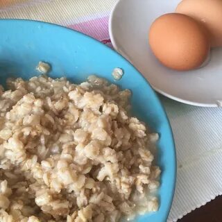Каша с яйцом