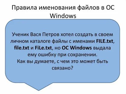 Формат правила