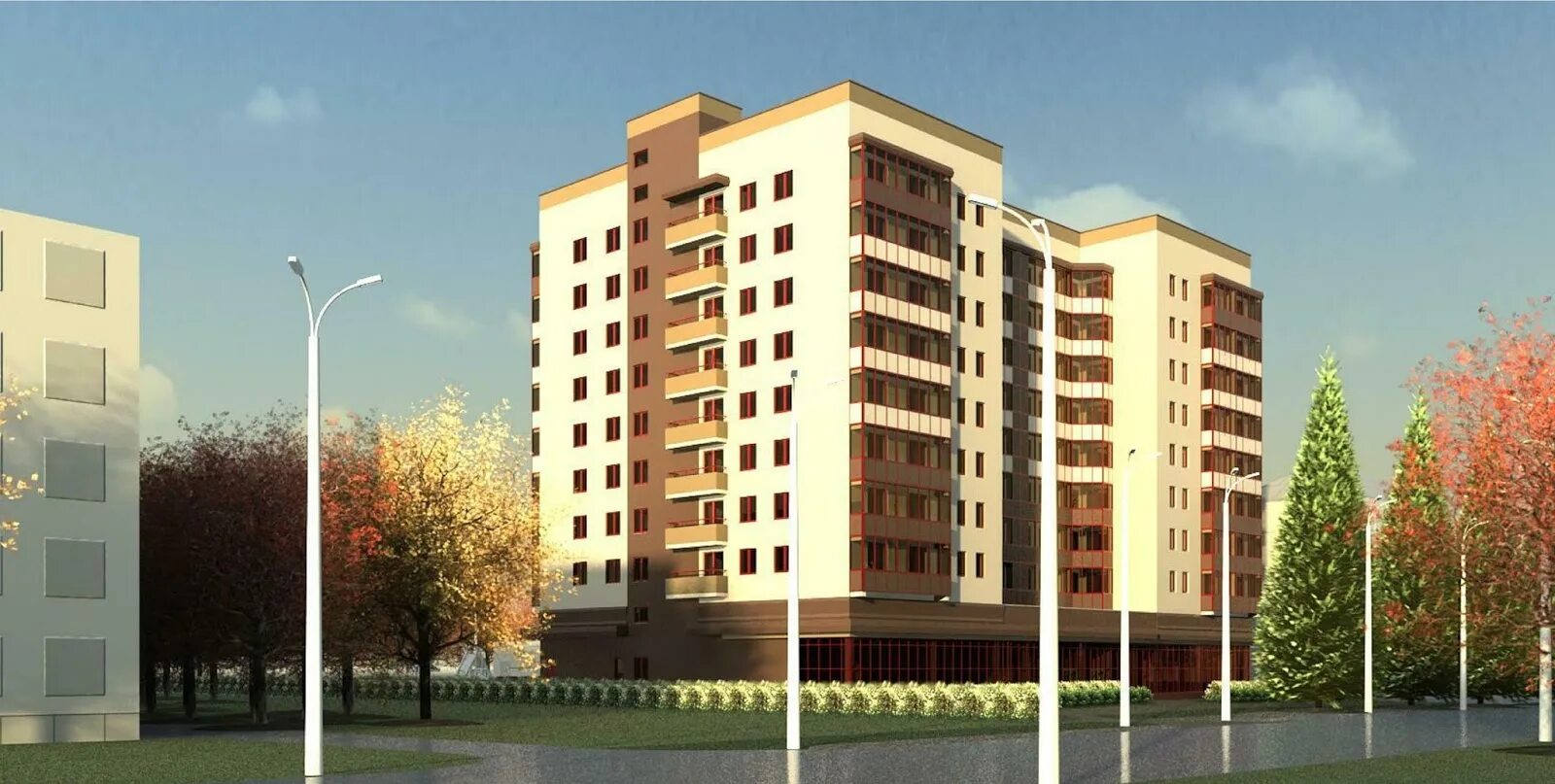 Встроенно-пристроенным. Проект дома переменной этажности. Жилые комплексы со встроенно пристроенными зданиями. 9 этажный жилой дом. Псф эриэл анапа.