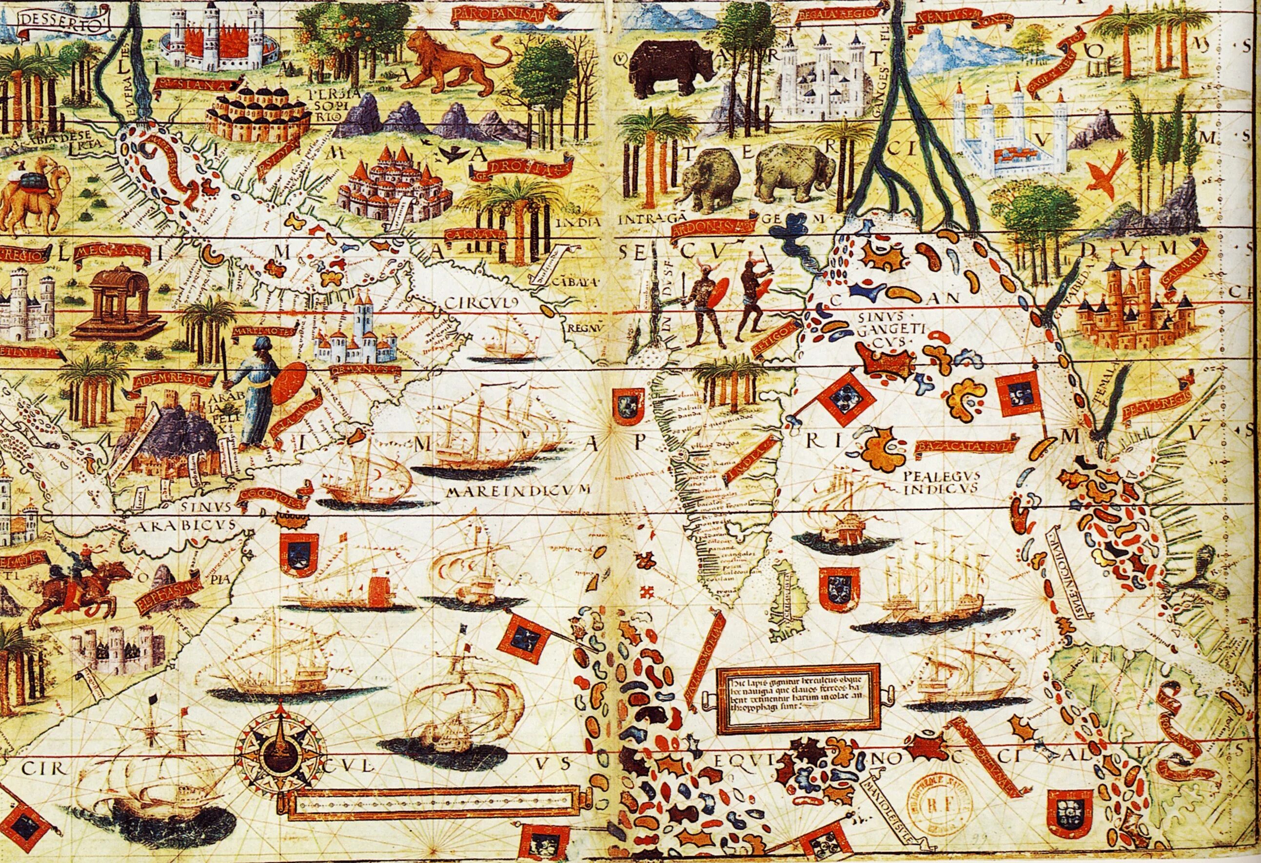 Атлас морских карт. Атлас миллера 1519. португальский морской атлас. карты древности. старинные индийские карты мира.