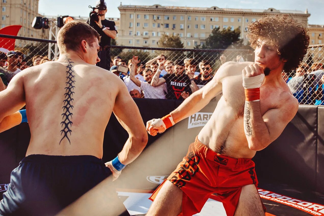 Hard fighting