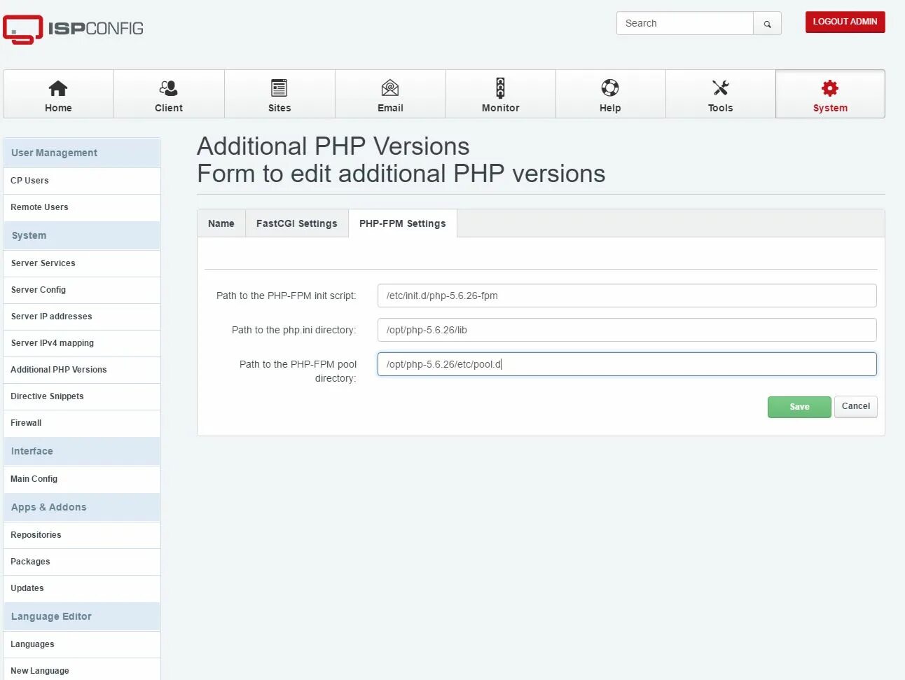 Php имя пользователя. Ispconfig 3. multi php ispconfig. php-fpm установка ubuntu. php-fpm установка.