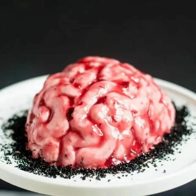 Zombie brain. Блюда в виде мозга на Хэллоуин.