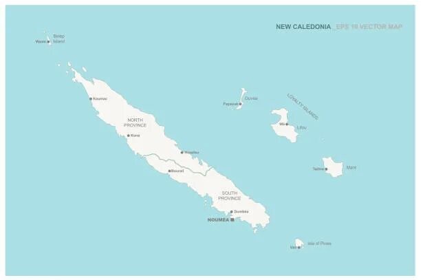 Остров новая Каледония на карте. Новая Каледония на карте. New Caledonia на карте.