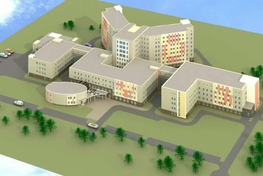 Поликлиника фасад. Строительство больницы проект. Больница в одинцово црб. Проект школы на 900 мест. Строительство больницы проект.