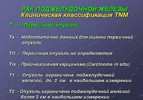 Стадии поджелудочной железы