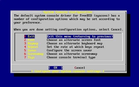 System console