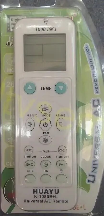 Huayu k 1038e. Пульт кондиционера k-1038e+l huayu. пульт huayu k код. пульт ду huayu k-1038e+l для кондиционера. пульт универсальный кондиционерный к-2е.