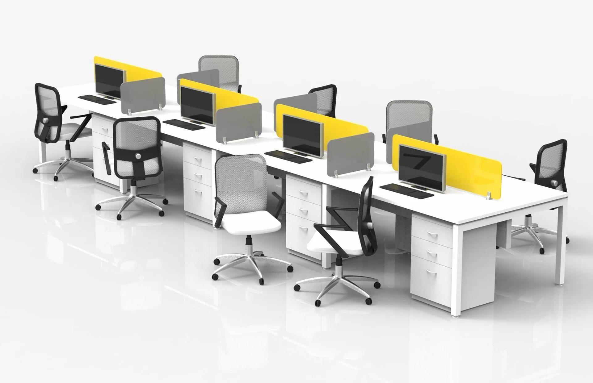 Connect series. Compact Ergonomic Workstation.